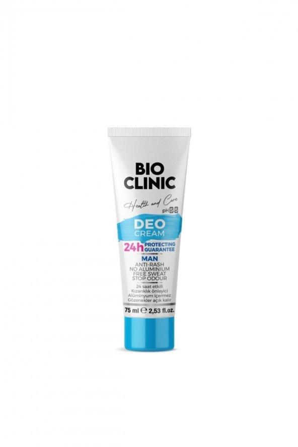 Erkek Sporculara Özel Deodorant Krem 75 ml