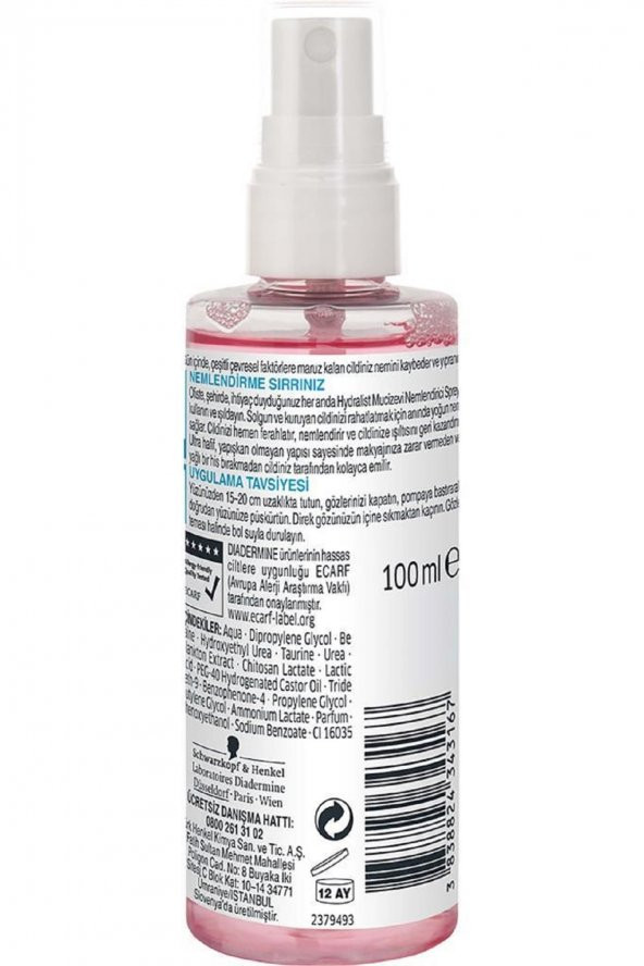 Hydralıst Mucizevi Nemlendirici Sprey 100 ml - 2