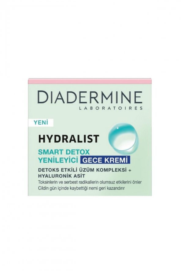Hydralist Smart Detox Yenileyici Gece Kremi 50 ml