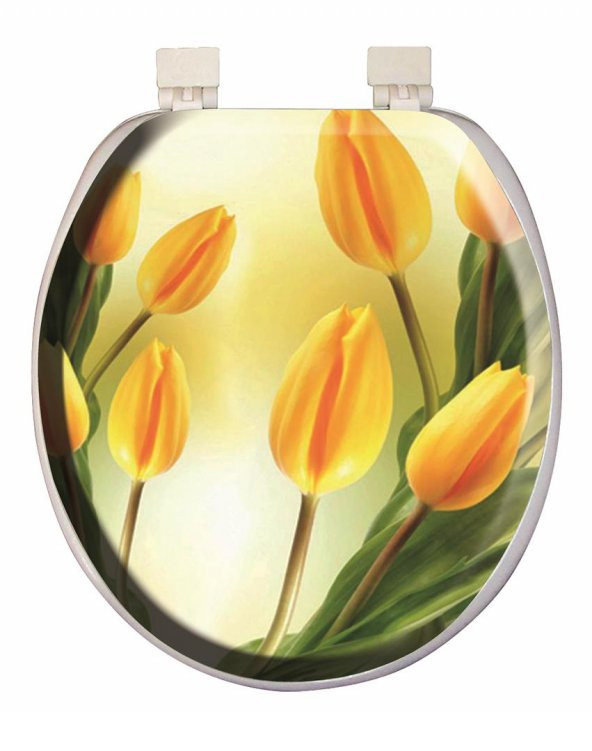 Softy Classic Desenli Yumuşak Klozet Kapağı 1136