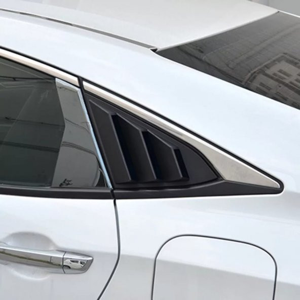HONDA CİVİC FC5 ARKA KELEBEK CAM RÜZGARLIĞI MAT SİYAH - 4