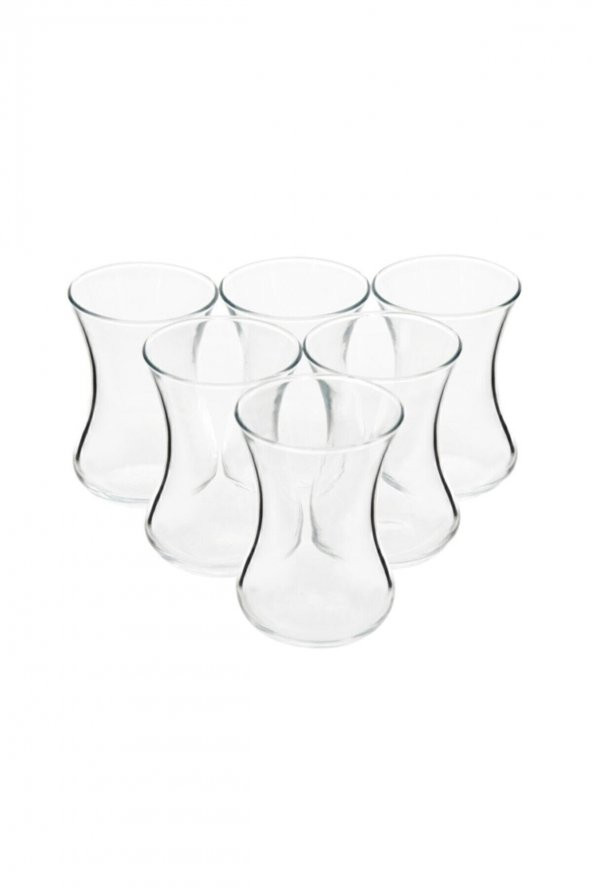 Paşabahçe ince belli çay bardağı 6 lı - çay bardak 42771vf - 3