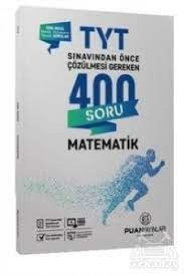 TYT Matematik Sınavdan Önce Çözülmesi Gereken 400 Soru Puan Yayınları