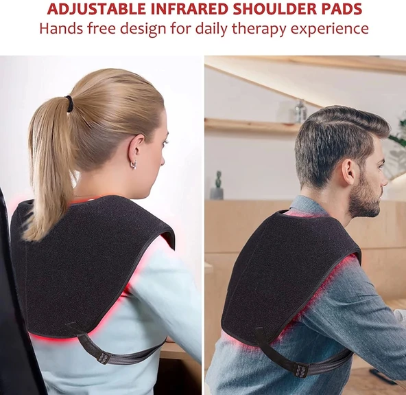 DGXINJUN Omuz Sırt Vücut Ağrısı Rölyefi için Kırmızı Işık Terapisi - 4