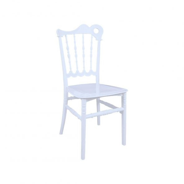 Mandella Karmen Düğün Sandalyesi Model 4 (2 Adet) Beyaz