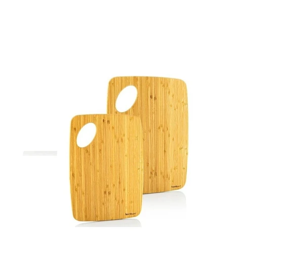 Bambum Samira Kesme Tahtası Orta ve Büyük Boy İkili Set