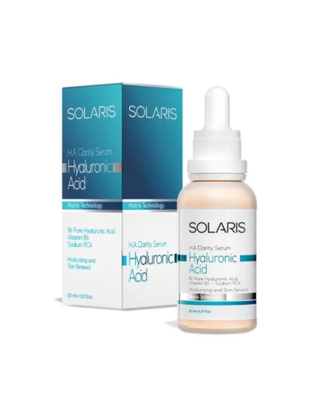 Solaris Hyaluronik Asit - B5 Nemlendirici Serum 30 ml Ve Gözenek Sıkılaştırıcı Aha Bha Glikolik Asit Tonik - 2