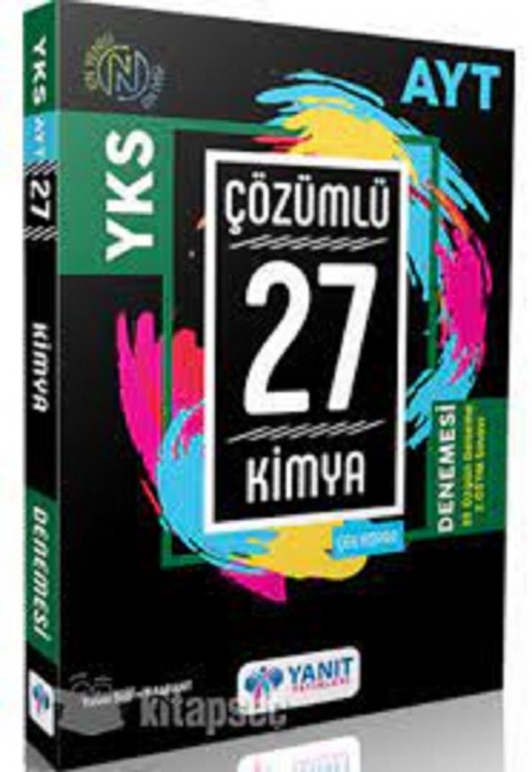 YANIT YAYINLARI AYT ÇÖZÜMLÜ 27 KİMYA BRANŞ DENEMESİ