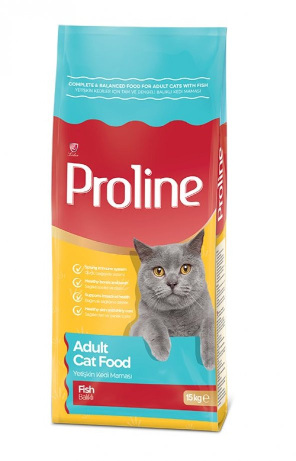 Proline Cat Fish Colour Balıklı Yetişkin Kedi Maması 15 Kg ürün görseli 1