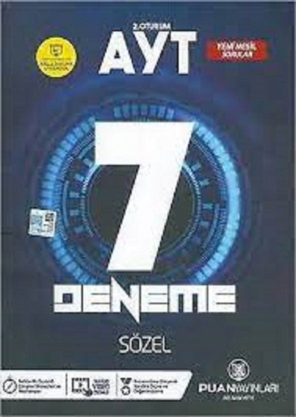 PUAN YAYINLARI  AYT SÖZEL 7 DENEME