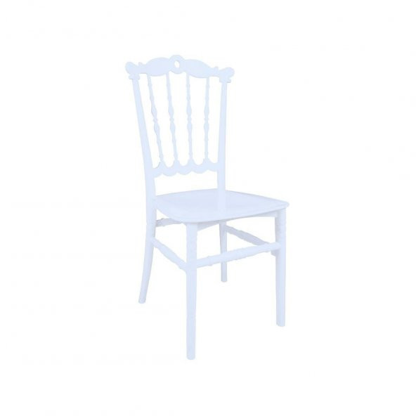 Mandella Karmen Düğün Sandalyesi Model 5 Beyaz (1 Adet)