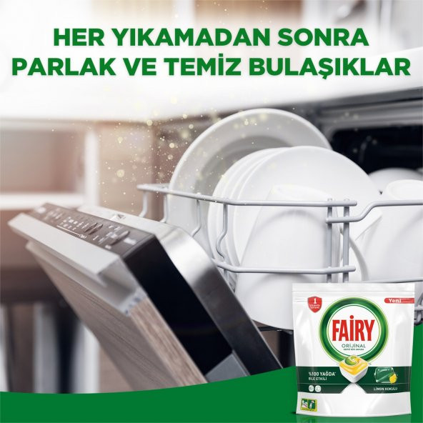Fairy Hepsi Bir Arada Bulaşık Makine Deterjanı 60x2 120 Tablet - 3