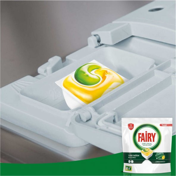 Fairy Hepsi Bir Arada Bulaşık Makine Deterjanı 60x2 120 Tablet - 4