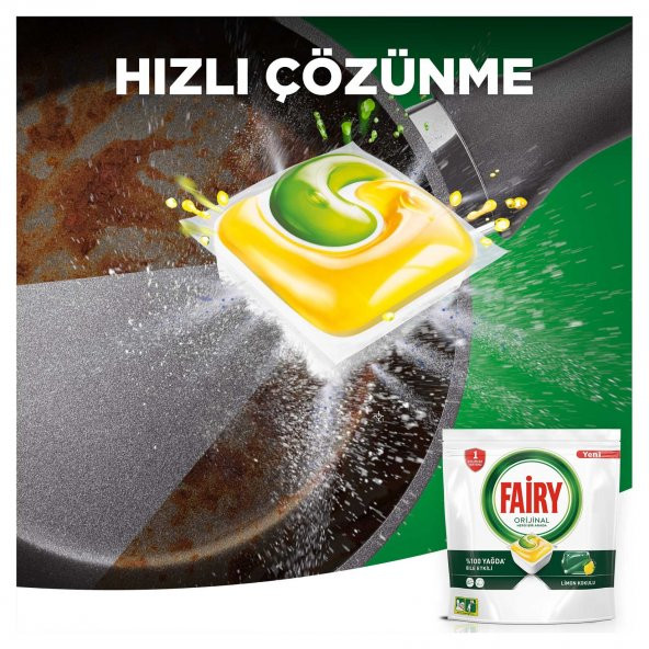 Fairy Hepsi Bir Arada Bulaşık Makine Deterjanı 60x3 180 Tablet - Resim 6