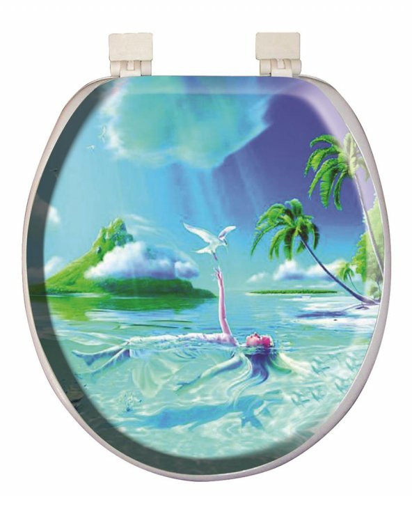 Softy Classic Desenli Yumuşak Klozet Kapağı 1008