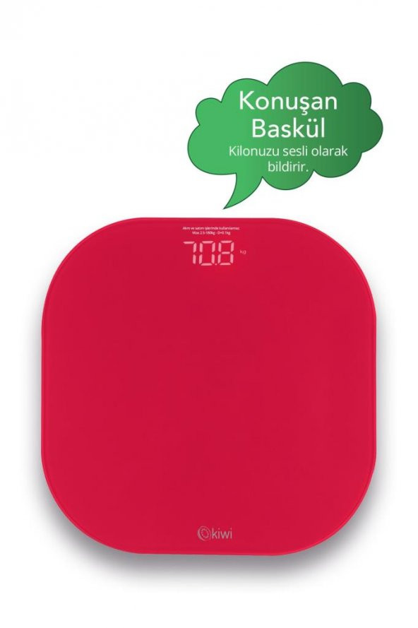 Kiwi Konuşan Dijital Baskül Tartı Kbs-1031 KBS-1031
