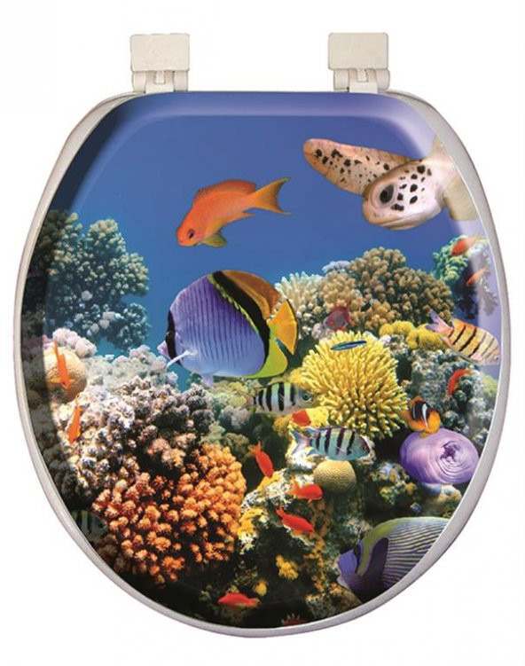 Softy Classic Desenli Yumuşak Klozet Kapağı 3032