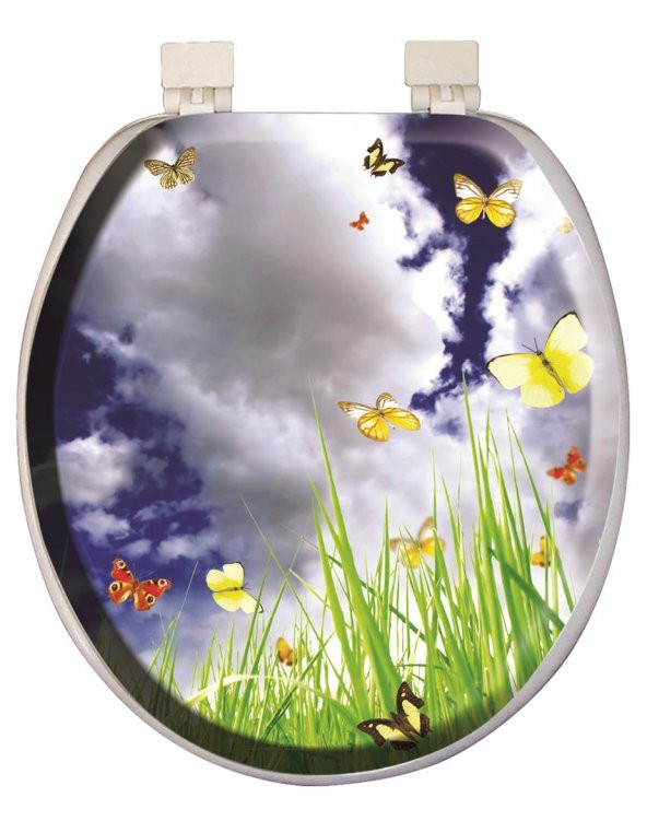 Softy Classic Desenli Yumuşak Klozet Kapağı 6024