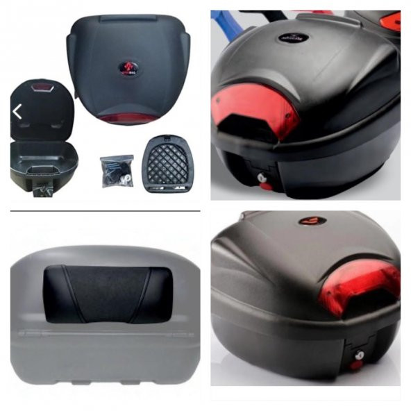 BİKE SKY Motosiklet Arka Çanta / Kurye Çantası 32 Lt ve Çanta Yastığı
