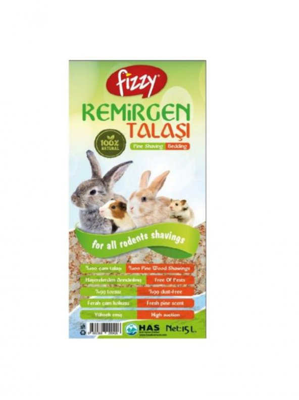 Fizzy Kemirgen Talaşı 15 lt