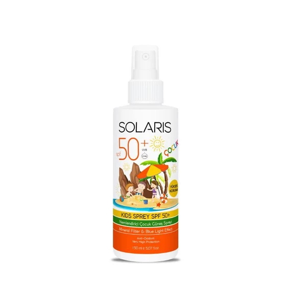 Solaris Tüm Ciltler İçin Yaşlanma Karşıtı Güneş Kremi SPF 50+ (50 ml) Ve Çocuk Güneş Kremi Sprey SPF 50+ - 3