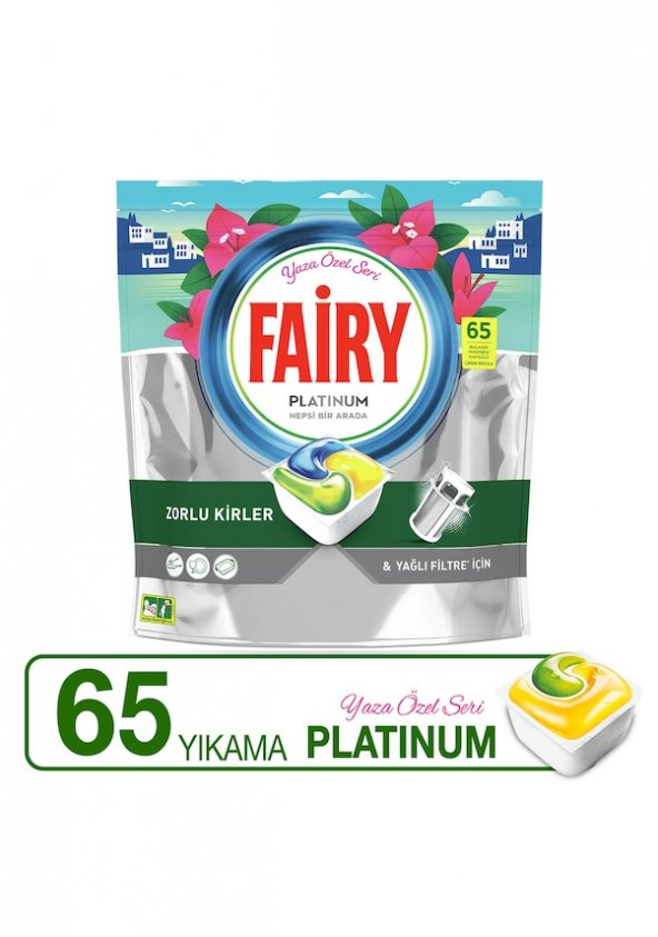 Fairy Platinum Özel Seri Bulaşık Makine Deterjanı 65x3 195 Tablet