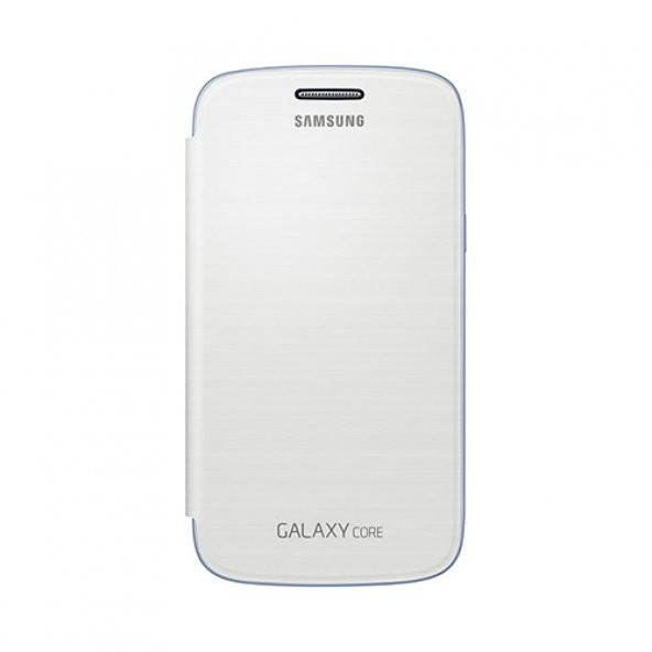 Samsung Galaxy Core Flip Cover Orjinal Kılıf - Beyaz EF-FI826BWEGWW