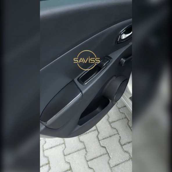 Renault Clio 4 Joy Paket 40 Parça Full Set Torpido Maun Kaplama Piano Black (Parlak Siyah) - 6