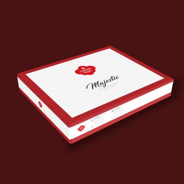 Cotton Box Majestic Çift Kişilik Nevresim Takımı Ines Bej - Resim 3