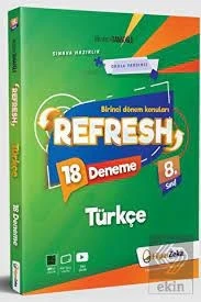 8. Sınıf Refresh Türkçe 18 Deneme | LGS 1. Dönem Konuları HİPER ZEKA