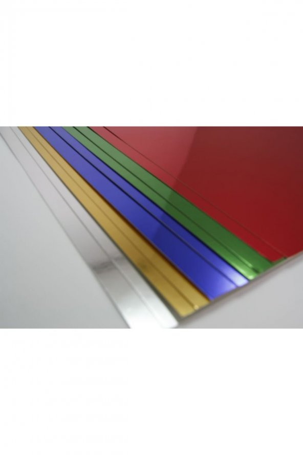 Metalik Aynalı Fon Kartonu 5 Adet 50x70 Ebat - 2