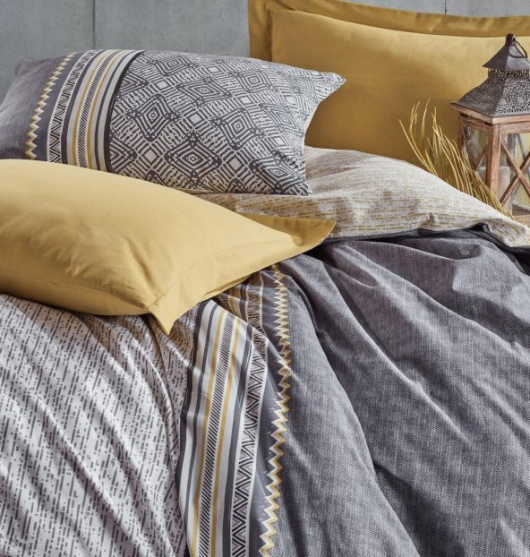 Cotton Box Toprak Tek Kişilik Nevresim Takımı Nedra Bej - Resim 2