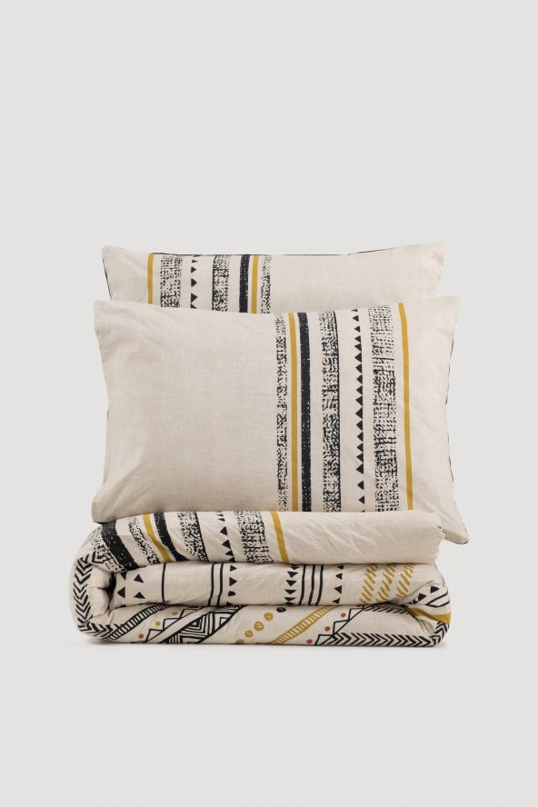 Cotton Box Ethnic Tek Kişilik Nevresim Takımı Elvira Siyah - Resim 3