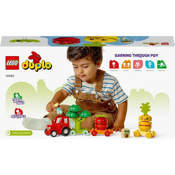 LEGO Duplo 10982 Fruit and Vegetable Tractor - Resim 2