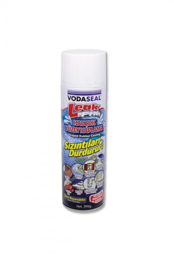 Vodaseal Leak Fix Su Geçirmez Sızdırmaz Sprey 396 Gr Renk Seçenekli Beyaz - 1