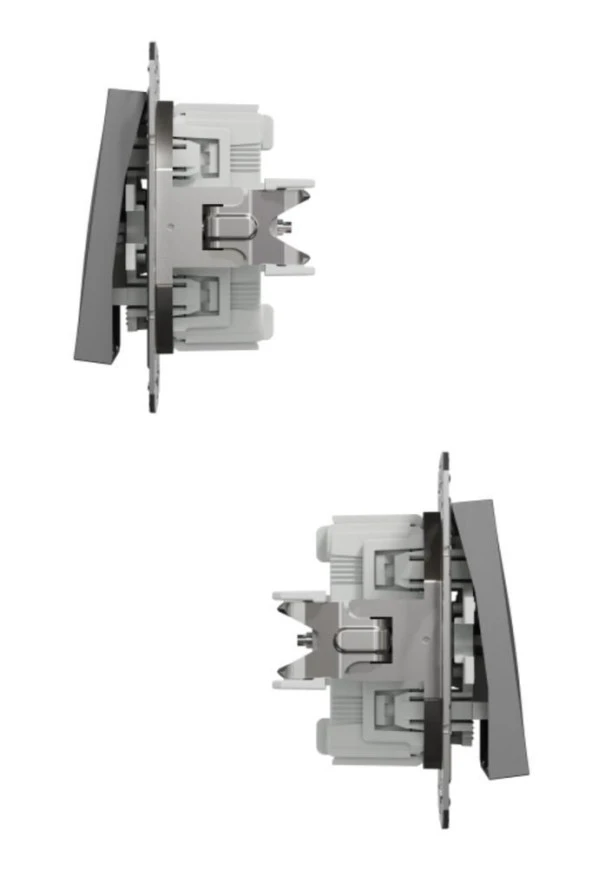 Schneider Asfora Antrasit Vavien+Vavien - Çerçeveli Komütatör Vavien - Resim 3