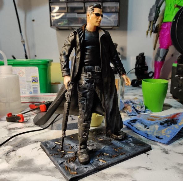 The Matrix Neo Boyalı Figür 25 CM (DEV BOY) - 7