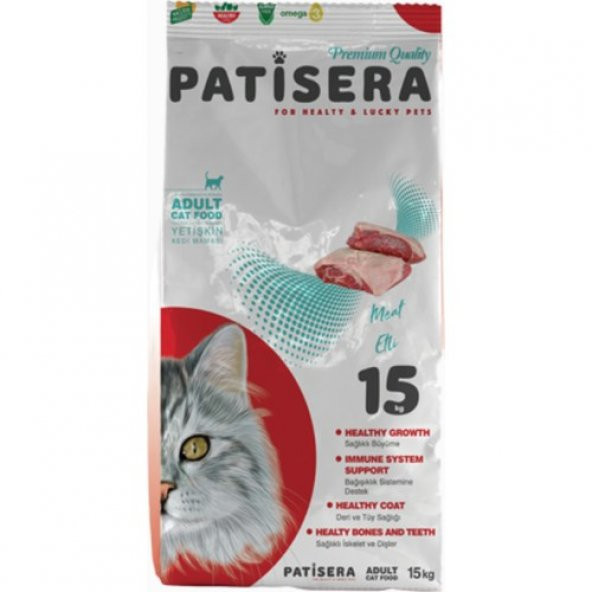 Patisera Etli Yetişkin Kedi Maması 15 KG