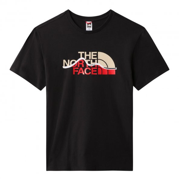 The North Face M S/S MOUNTAIN LINE TEE Erkek T-Shirt NF0A7X1NJK31