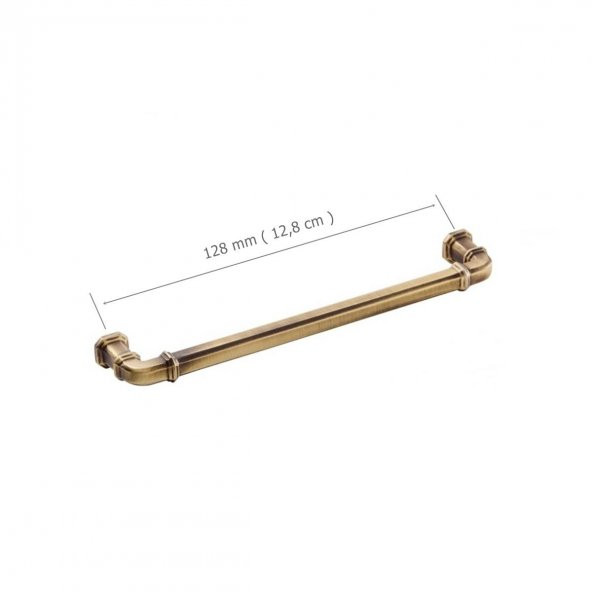 Doğanlar Gusto 128 mm Mobilya Kulp Olifka Antik Sarı - 2