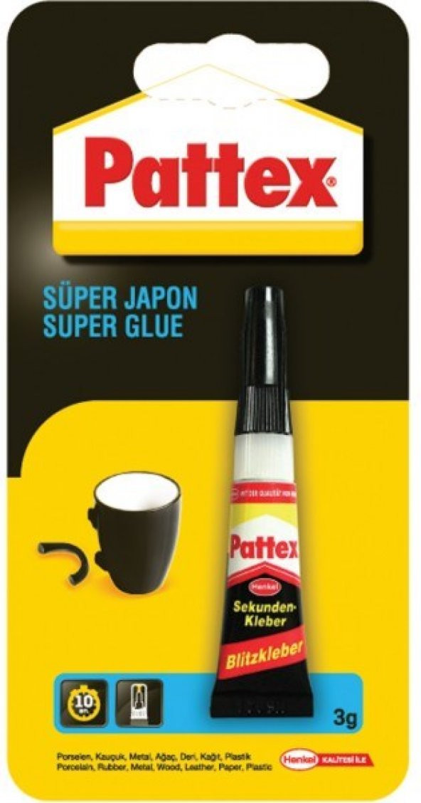 PATTEX YAPISTIRICI JAPON SÜPER 3 GR 177767 - (40 Adet)