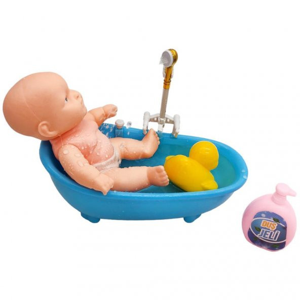 Limon Oyuncak Pilli Küvetli Banyo Seti LMN114 MAVİ - 2