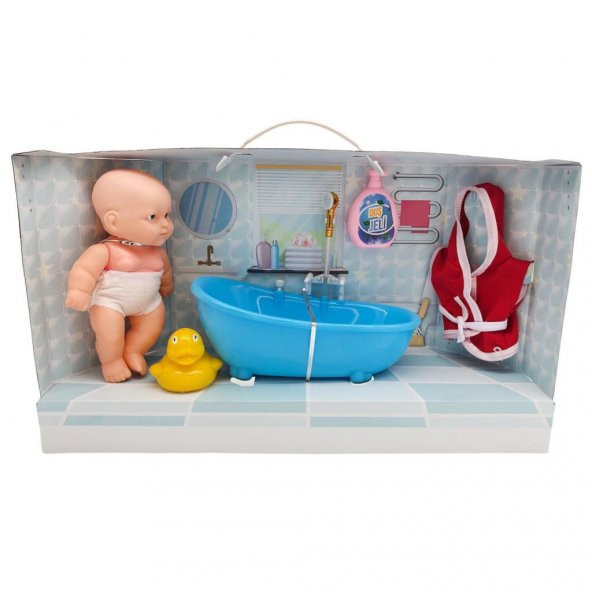 Limon Oyuncak Pilli Küvetli Banyo Seti LMN114 MAVİ - 5