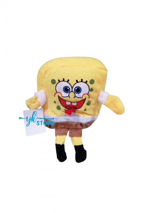 Peluş Oyuncak Sünger Bob Kaliteli Malzeme Oyun Arkadaşı 25 cm