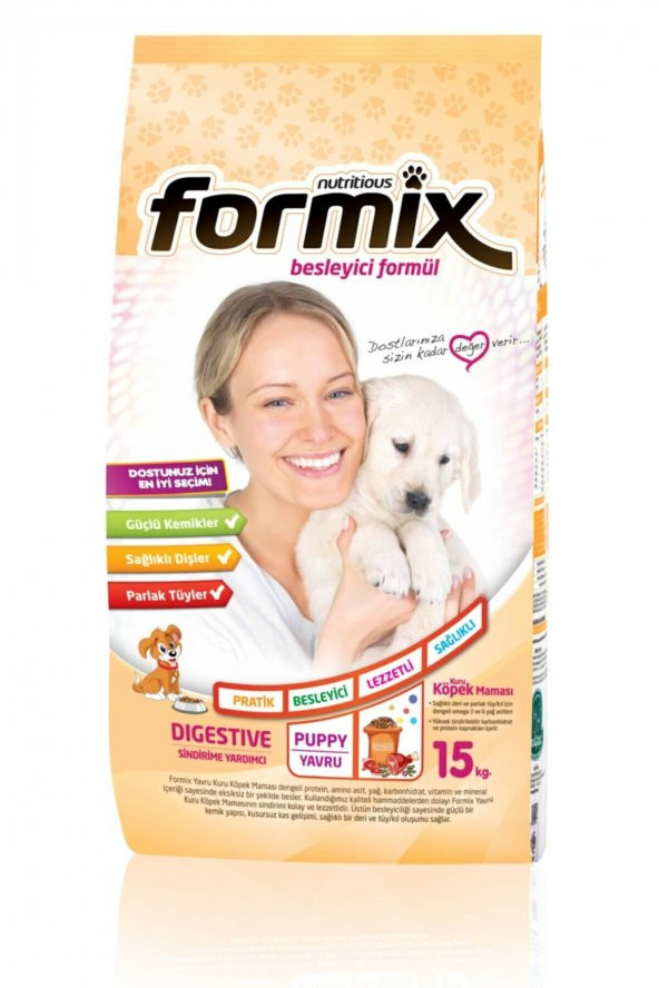 For mix Formix 15 kg Puppy/ Yavru Köpek Maması