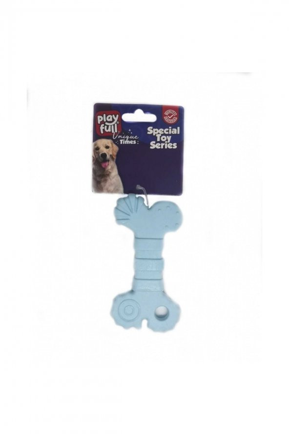 PLAYFULL Pf-4031- Kemik Şeklinde Plastik Köpek Oyuncağı 10x5.5 Cm