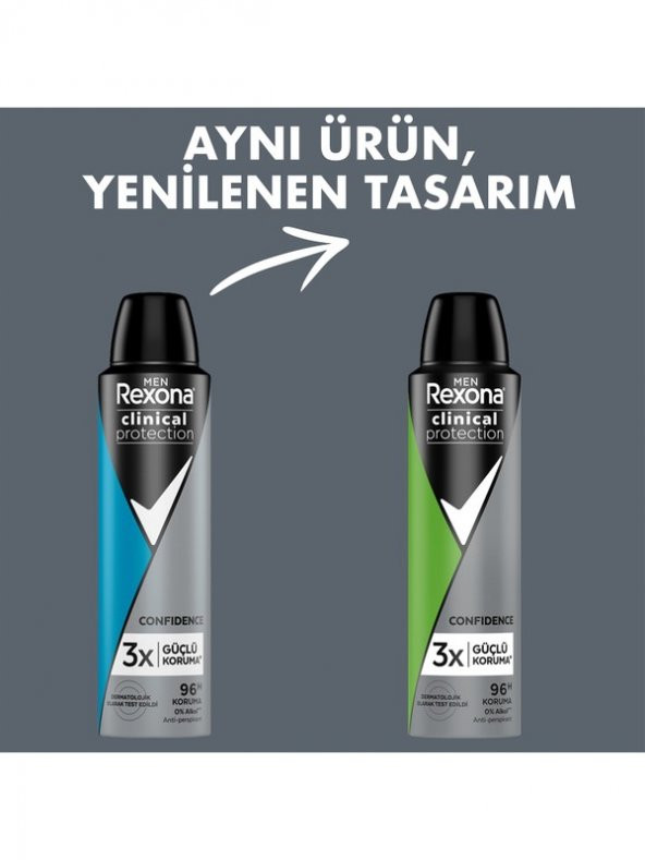 Rexona Men Clinical Protection Erkek Sprey Deodorant 150 ml - Resim 4