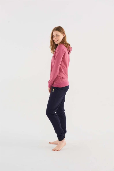 U.S. PoloAssn 16812 Kadın Uzun Kollu Pijama Takımı - 2
