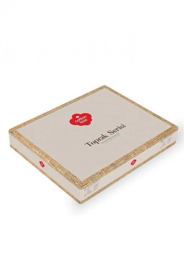 Cotton Box Toprak Çift Kişilik Nevresim Takımı Taron Vizon - Resim 4