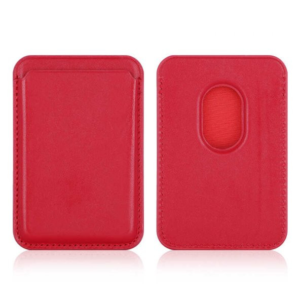 Apple iPhone 13 Pro Cardsafe Magsafe Kartlık Cüzdan Kılıf Kapak - 6